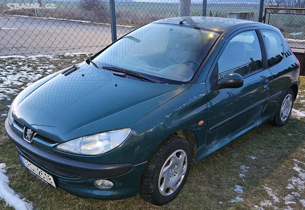 Peugeot 206 VÝRAZNĚ ZLEVNĚNO eko daň uhrazena